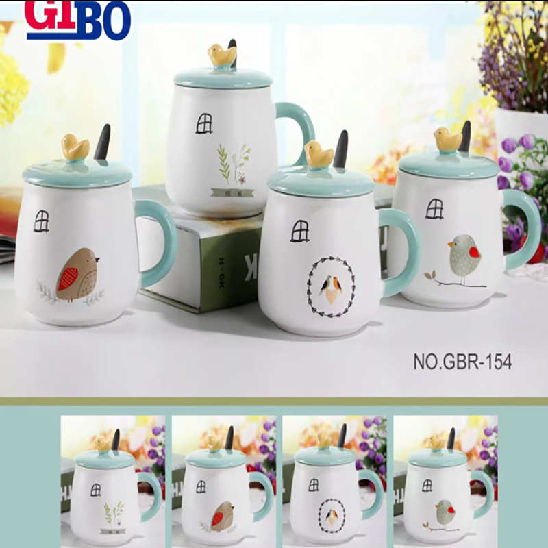 GBR-154 Birds Ceramic Cup